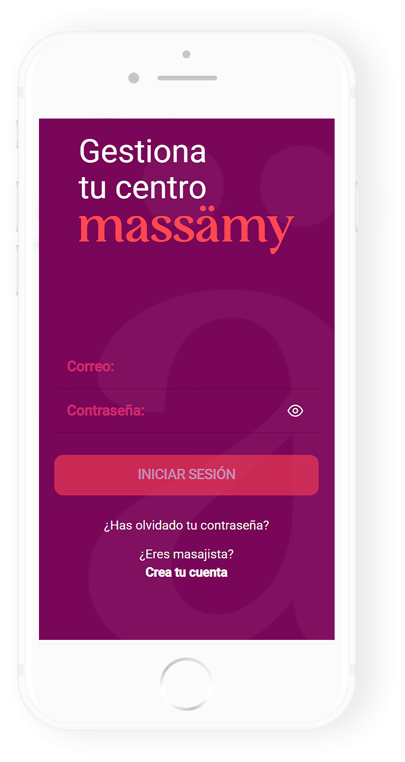massamy-centros-de-masaje Captura de pantalla Massämy app para centros de masaje